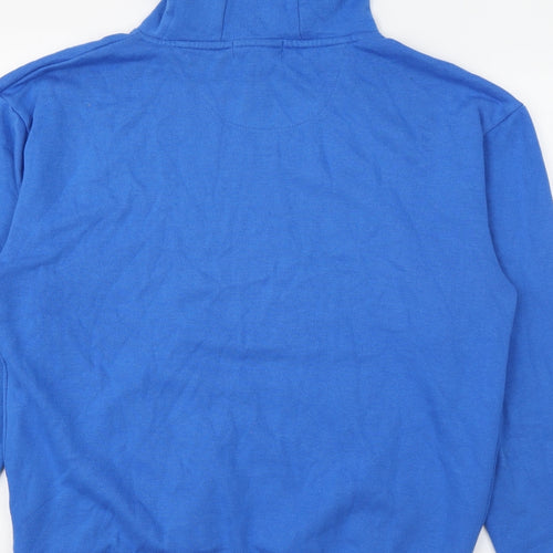 Primark Mens Blue  Cotton Pullover Hoodie Size L