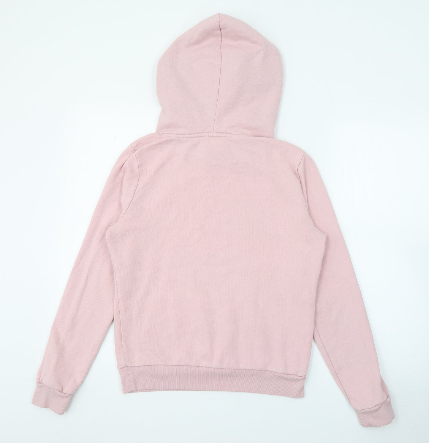 Pink Victoria Secret Womens Pink  Cotton Pullover Hoodie Size S
