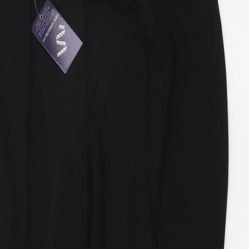 Classic Womens Black  Polyester Trousers  Size 18 L24 in Regular