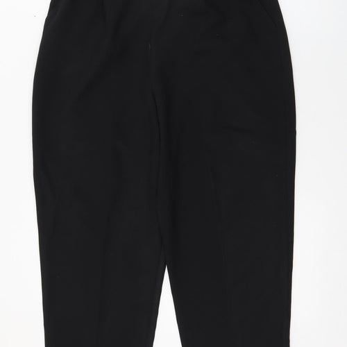 Classic` Womens Black  Polyester Trousers  Size 16 L23 in Regular