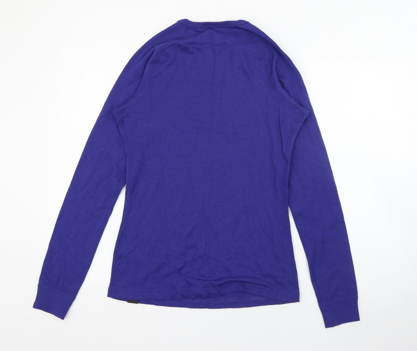 Mountain Warehouse Womens Blue Crew Neck  Wool Pullover Jumper Size 12