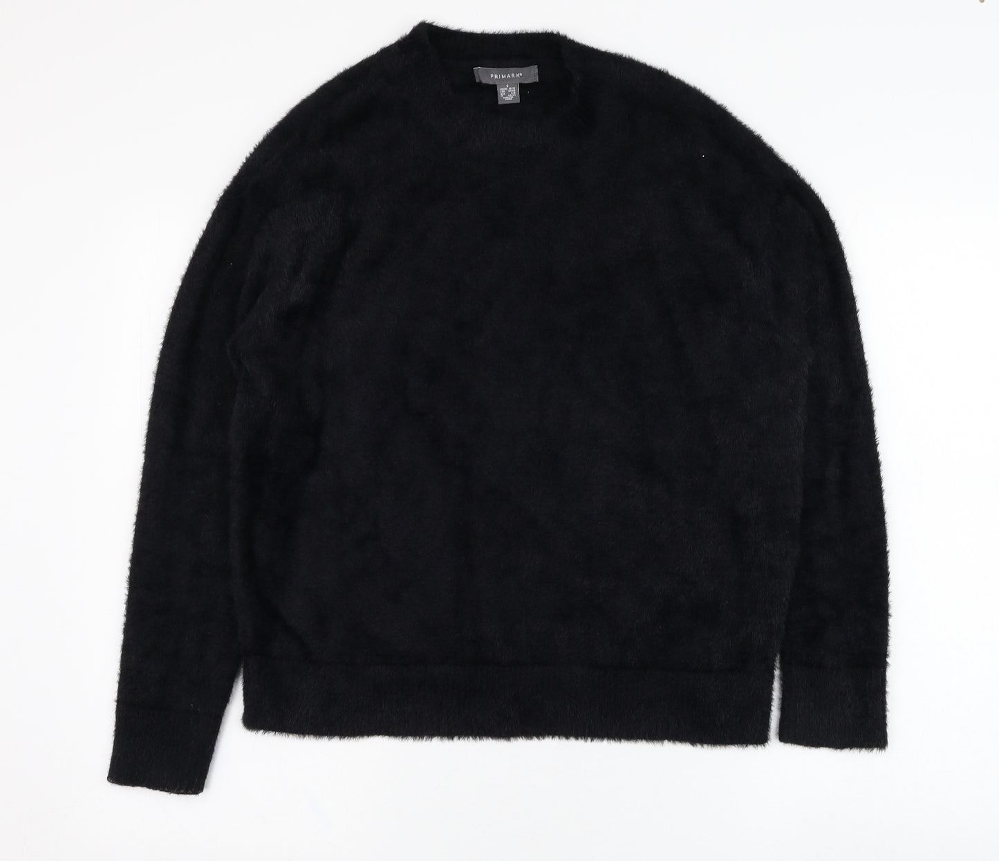 Primark Womens Black  Nylon Pullover Sweatshirt Size 10  Pullover