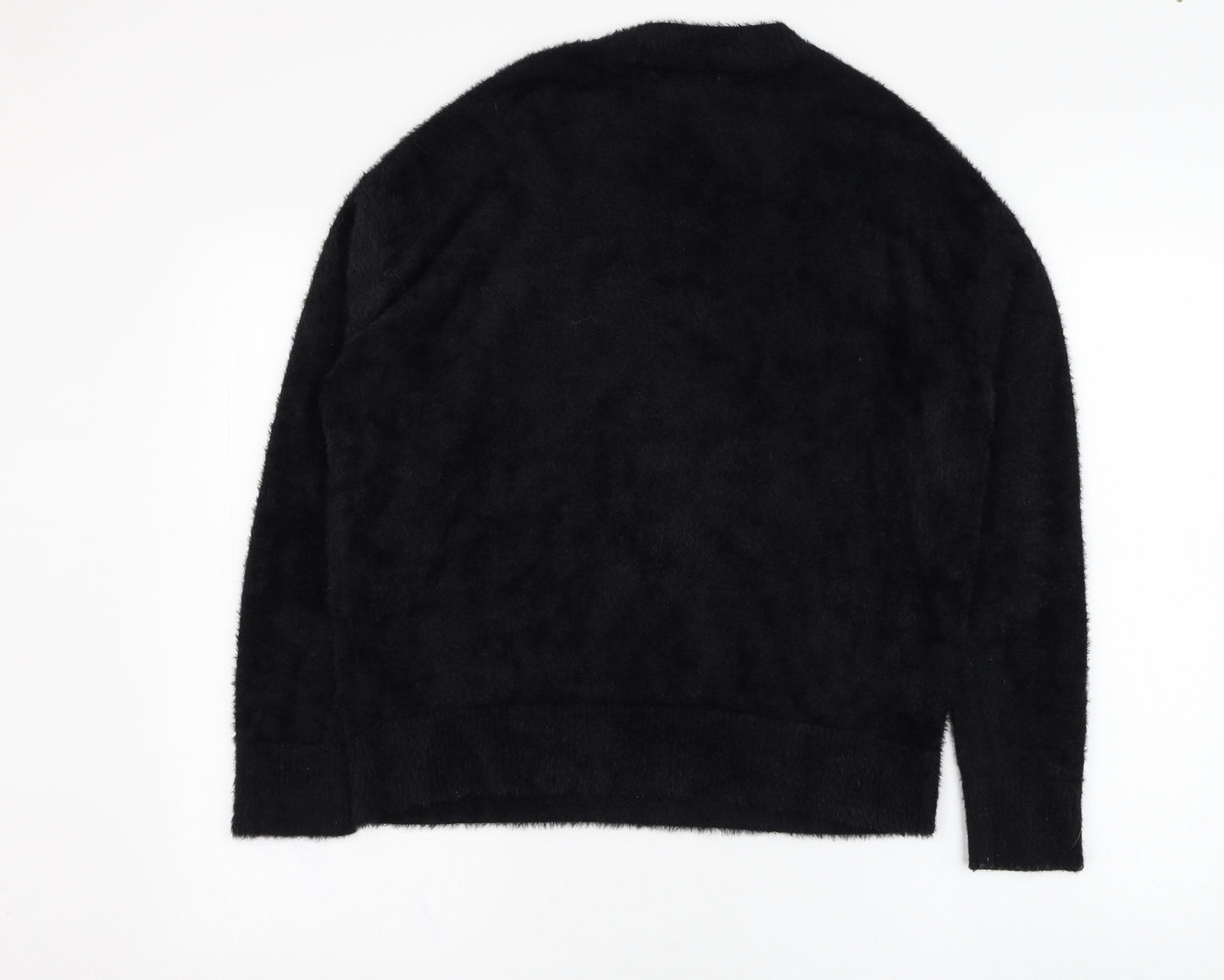 Primark Womens Black  Nylon Pullover Sweatshirt Size 10  Pullover