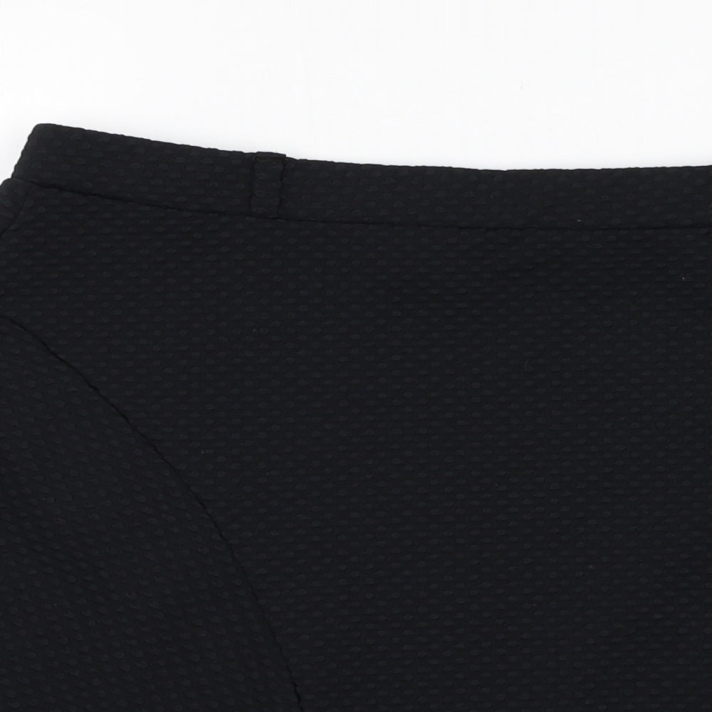 Atmosphere Womens Black  Polyester Skater Skirt Size 12