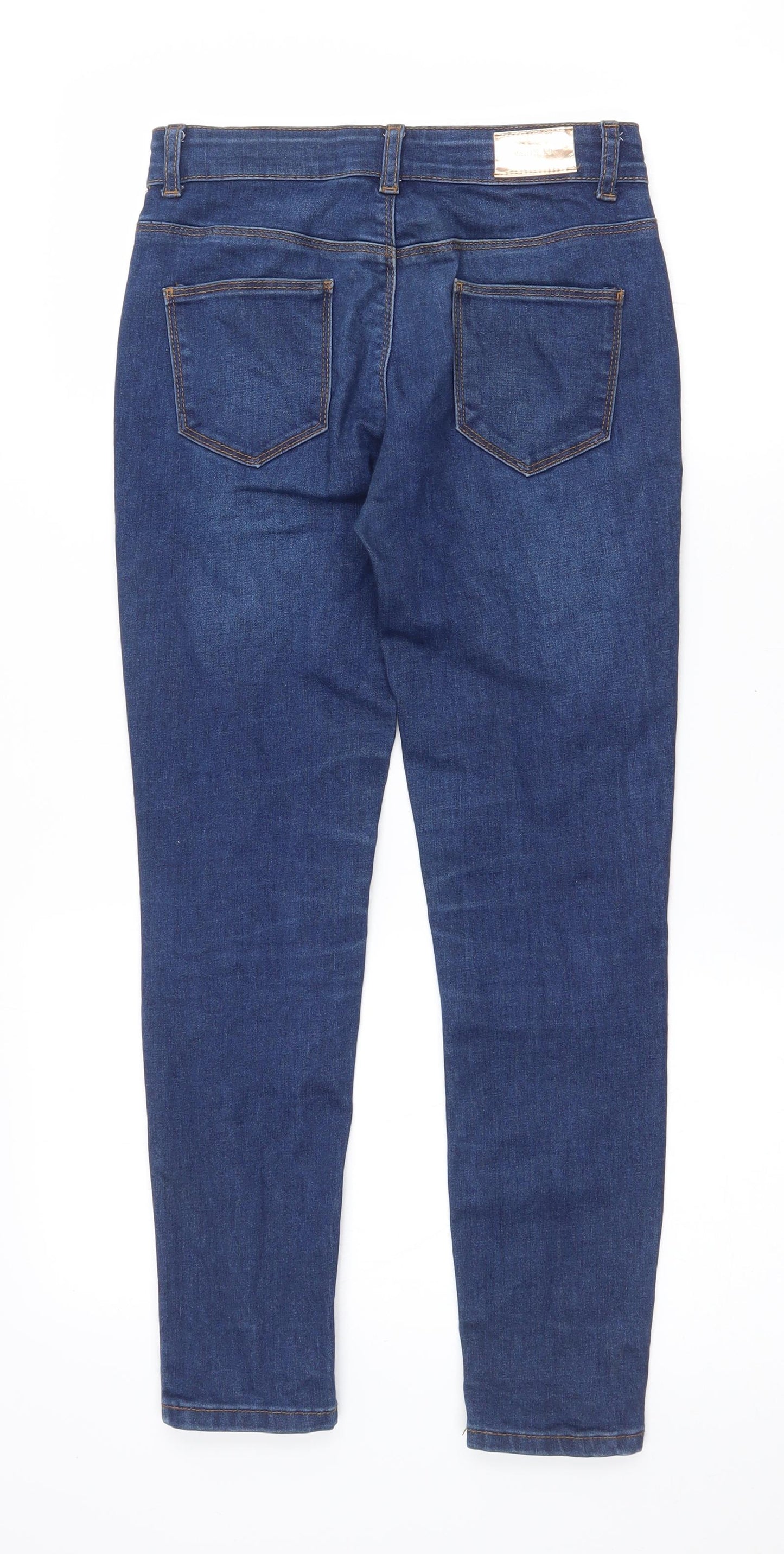 Denim Co Boys Blue  Cotton Skinny Jeans Size 9-10 Years  Slim Button