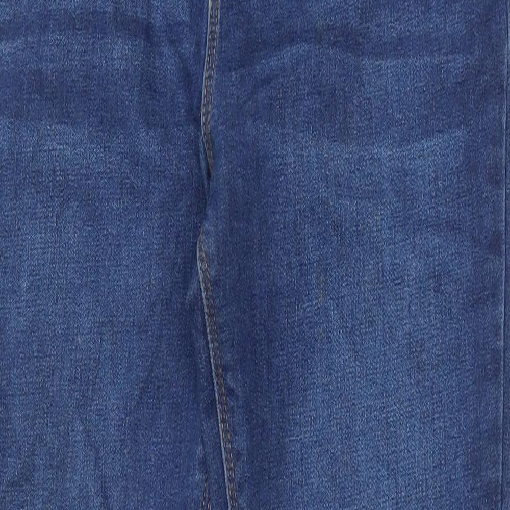 Denim Co Boys Blue  Cotton Skinny Jeans Size 9-10 Years  Slim Button