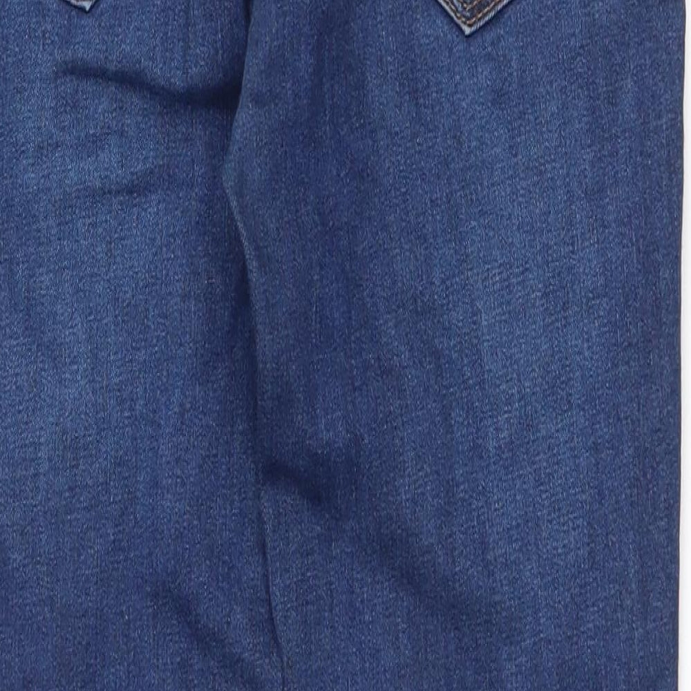 Denim Co Boys Blue  Cotton Skinny Jeans Size 9-10 Years  Slim Button