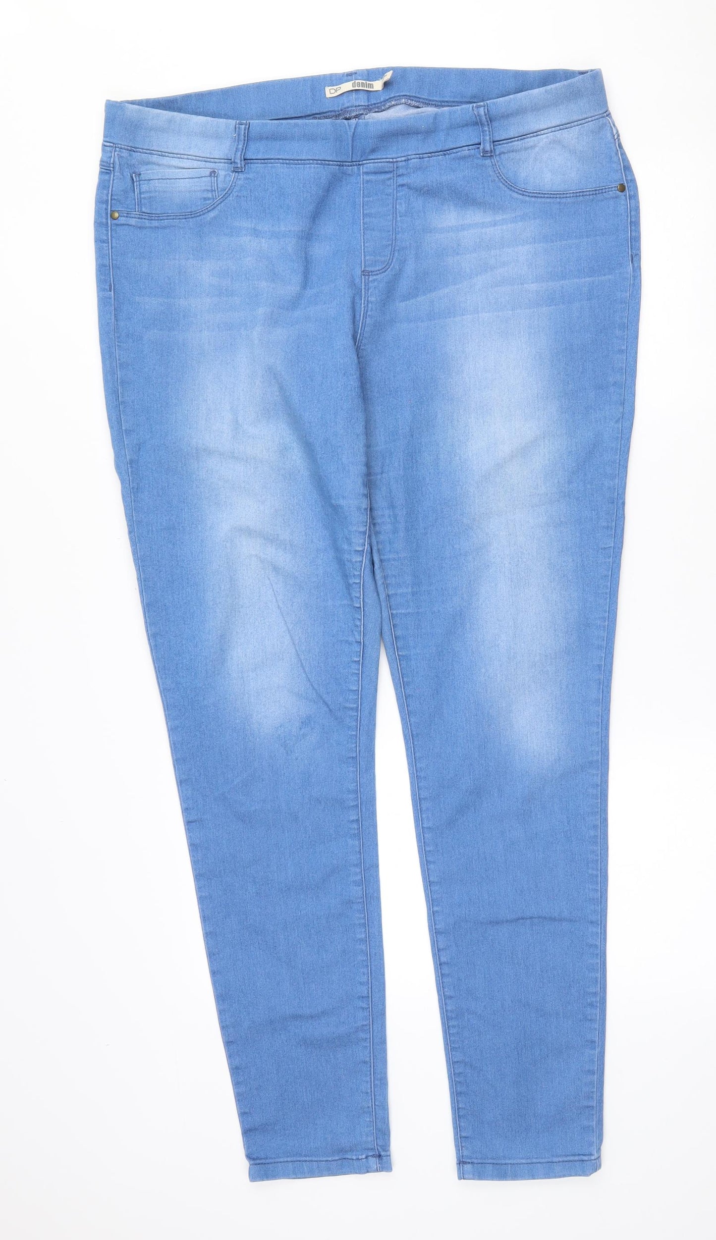 Dorothy Perkins Womens Blue  Cotton Jegging Jeans Size 18 L31 in Regular