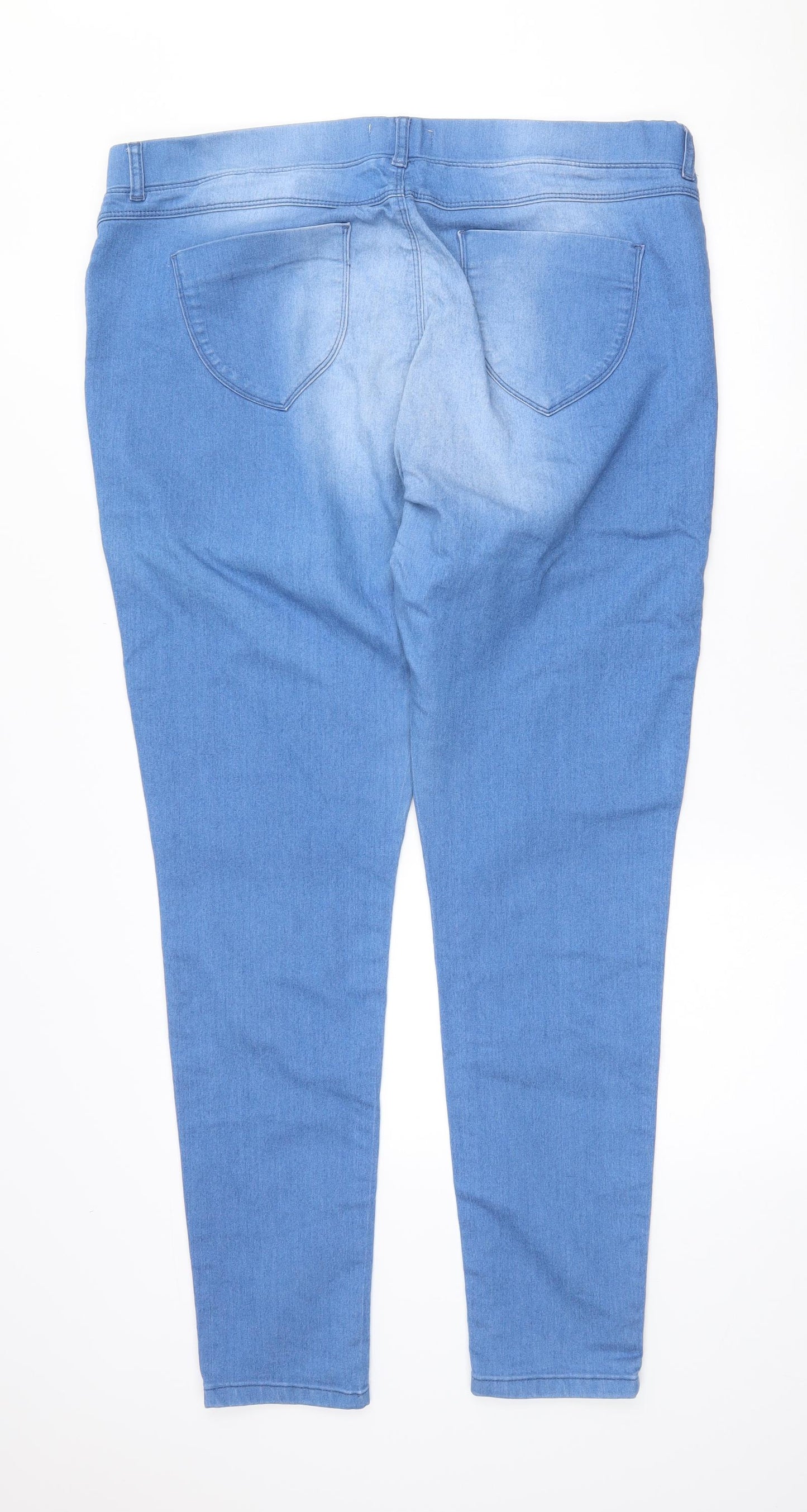 Dorothy Perkins Womens Blue  Cotton Jegging Jeans Size 18 L31 in Regular