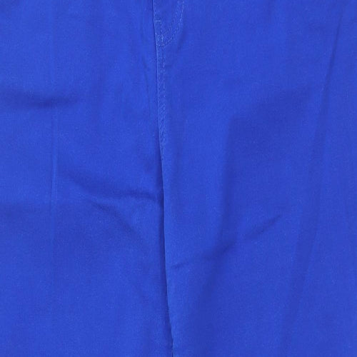 TU Womens Blue  Cotton Skinny Jeans Size 18 L28 in Regular Zip