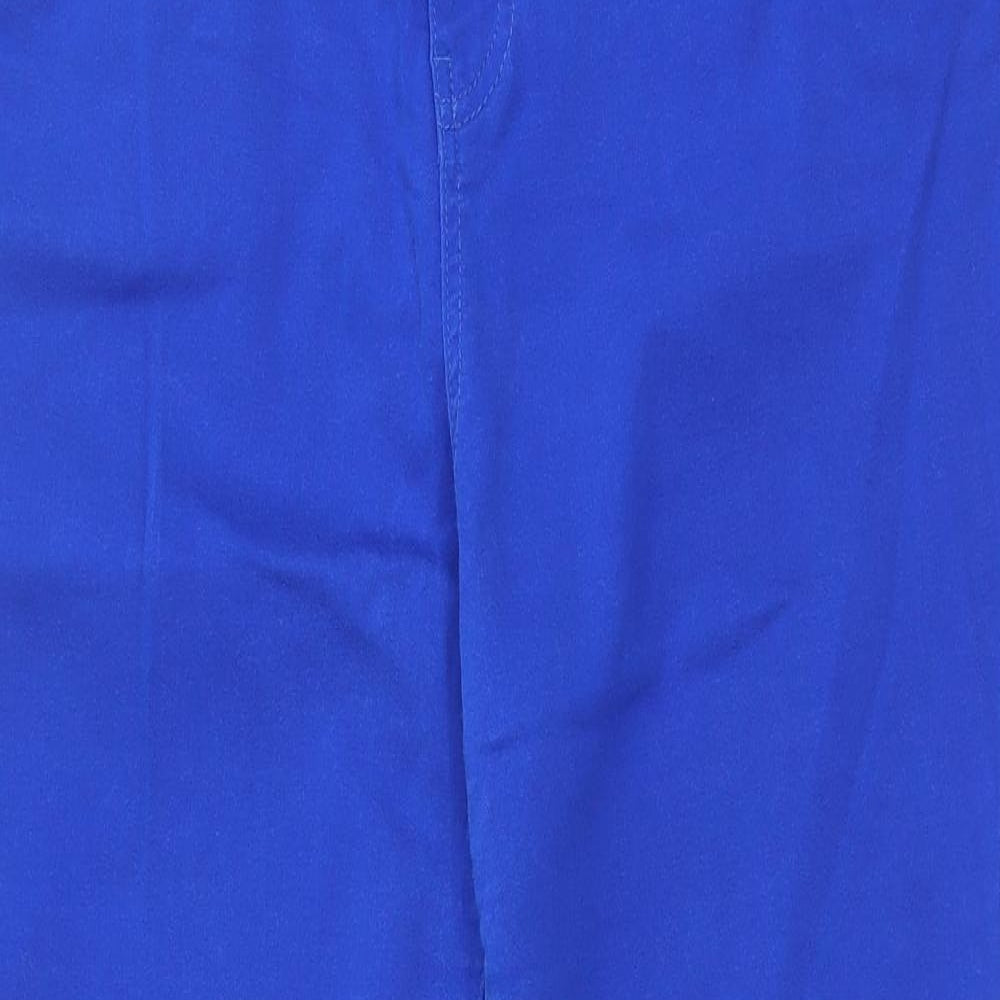 TU Womens Blue  Cotton Skinny Jeans Size 18 L28 in Regular Zip