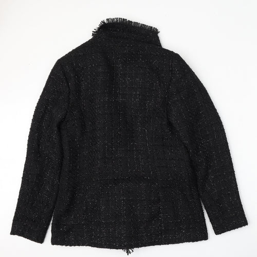 F&F Womens Black   Jacket  Size 12  Button