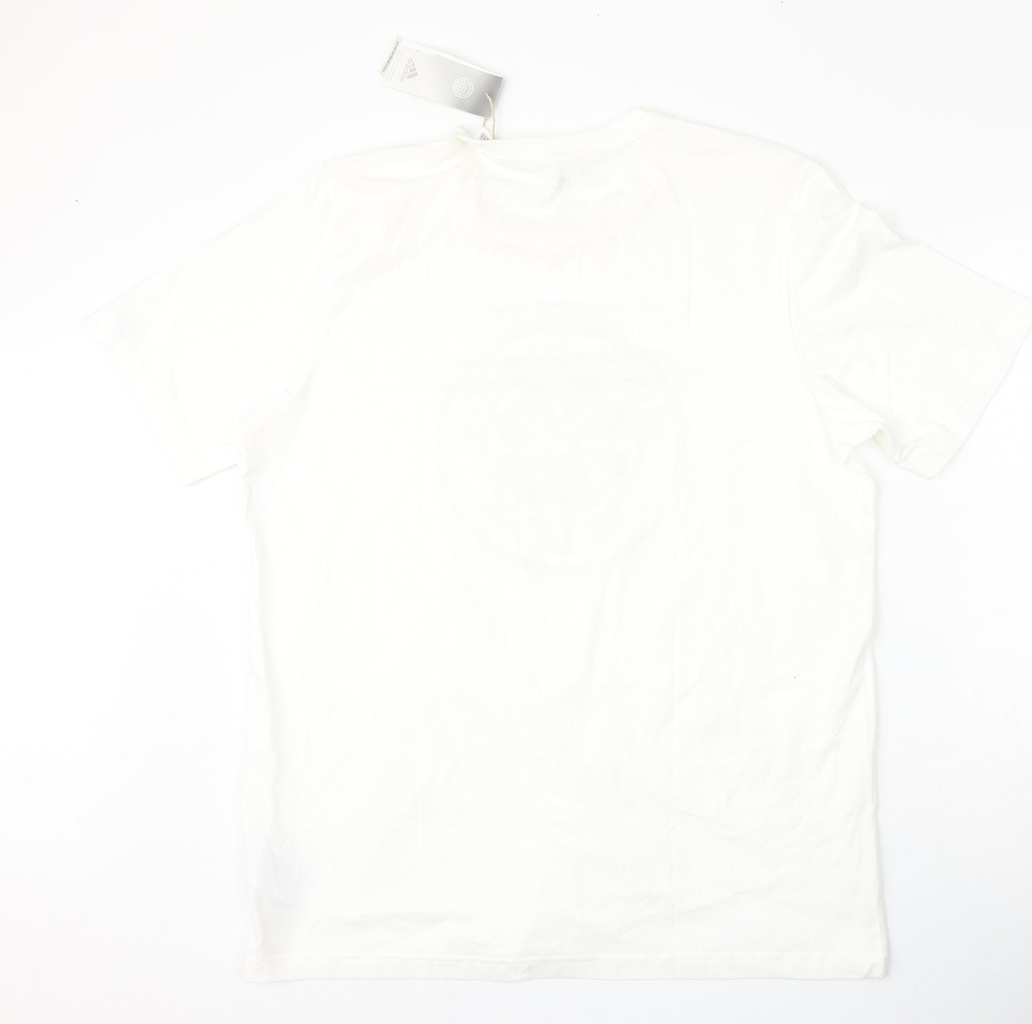 Celtic Football Club Mens White  Cotton  T-Shirt Size L Round Neck