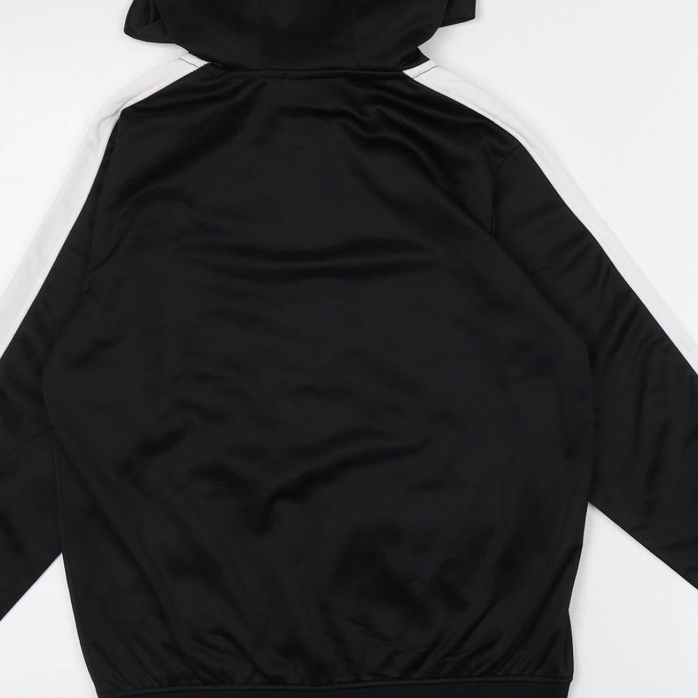 McKenzie Boys Black  100% Polyester Full Zip Hoodie Size 12-13 Years
