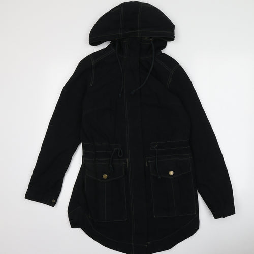 H&M Womens Green   Parka Jacket Size 8