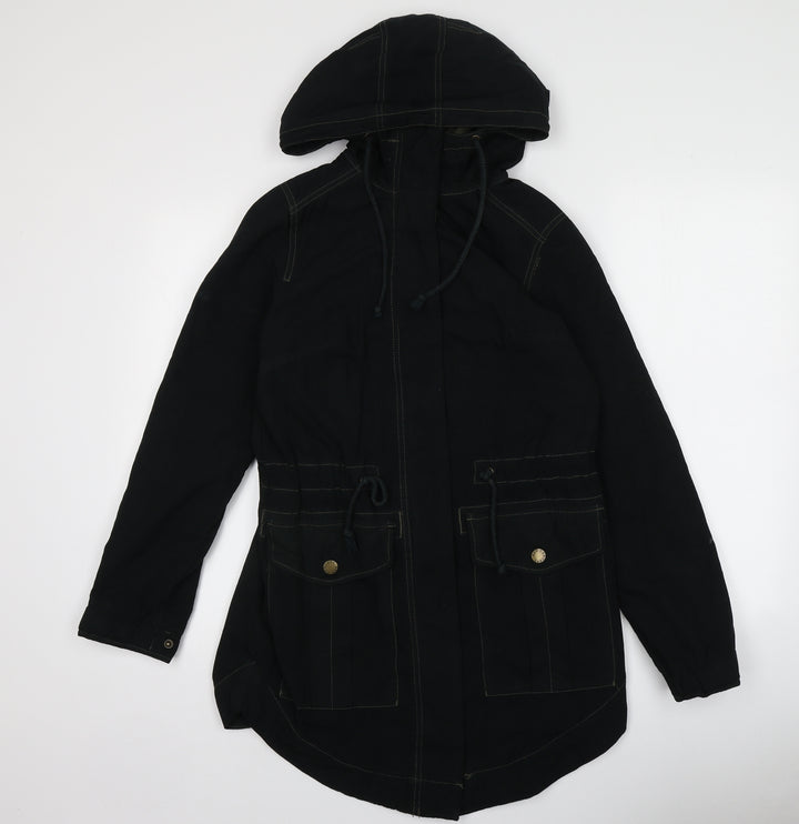 H&M Womens Green   Parka Jacket Size 8