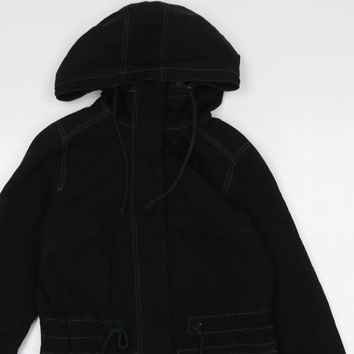 H&M Womens Green   Parka Jacket Size 8
