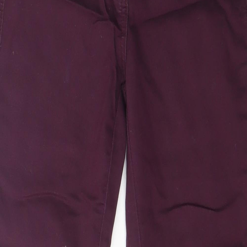 New Look Girls Purple  Cotton Skinny Jeans Size 12 Years  Regular Zip