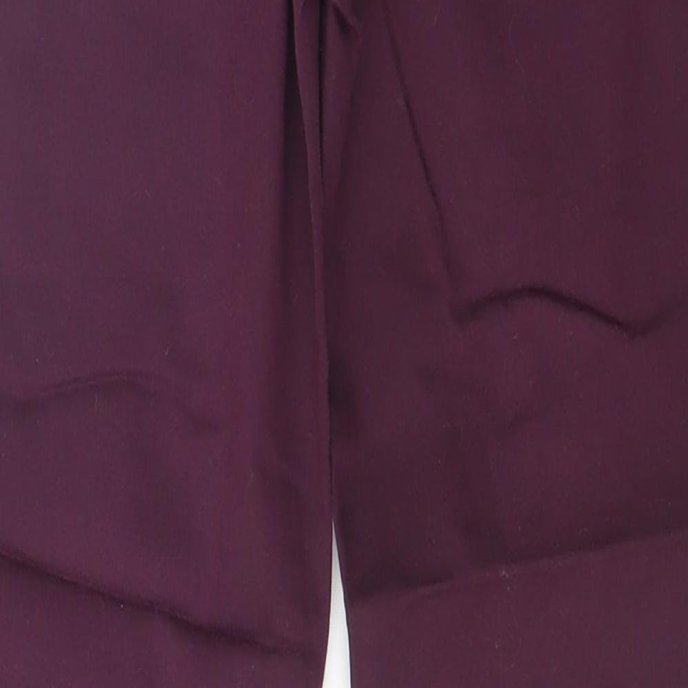 New Look Girls Purple  Cotton Skinny Jeans Size 12 Years  Regular Zip