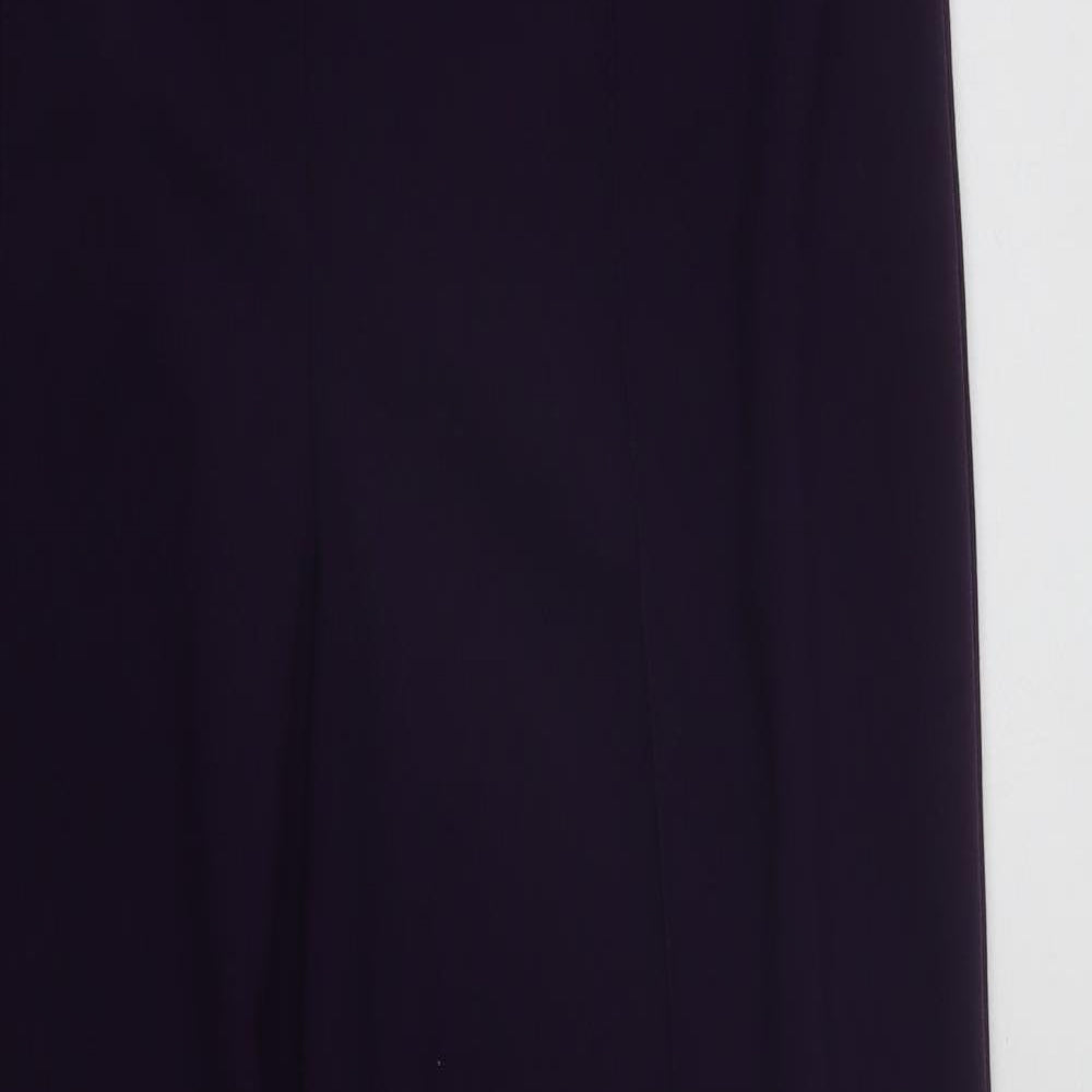 Autonomy Womens Purple  Polyester Trousers  Size 14 L29 in Regular