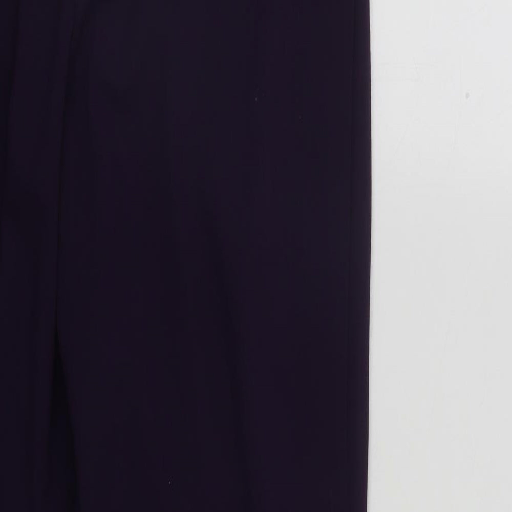 Autonomy Womens Purple  Polyester Trousers  Size 14 L29 in Regular