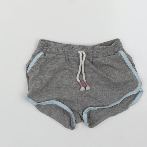 TU Boys Grey  Cotton Sweat Shorts Size 3 Years  Regular Drawstring
