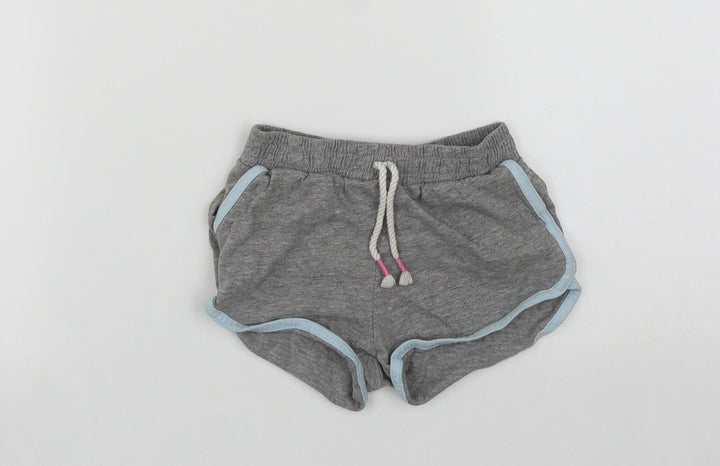 TU Boys Grey  Cotton Sweat Shorts Size 3 Years  Regular Drawstring