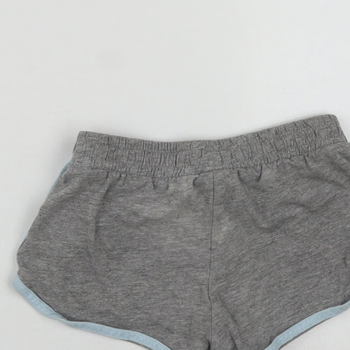 TU Boys Grey  Cotton Sweat Shorts Size 3 Years  Regular Drawstring