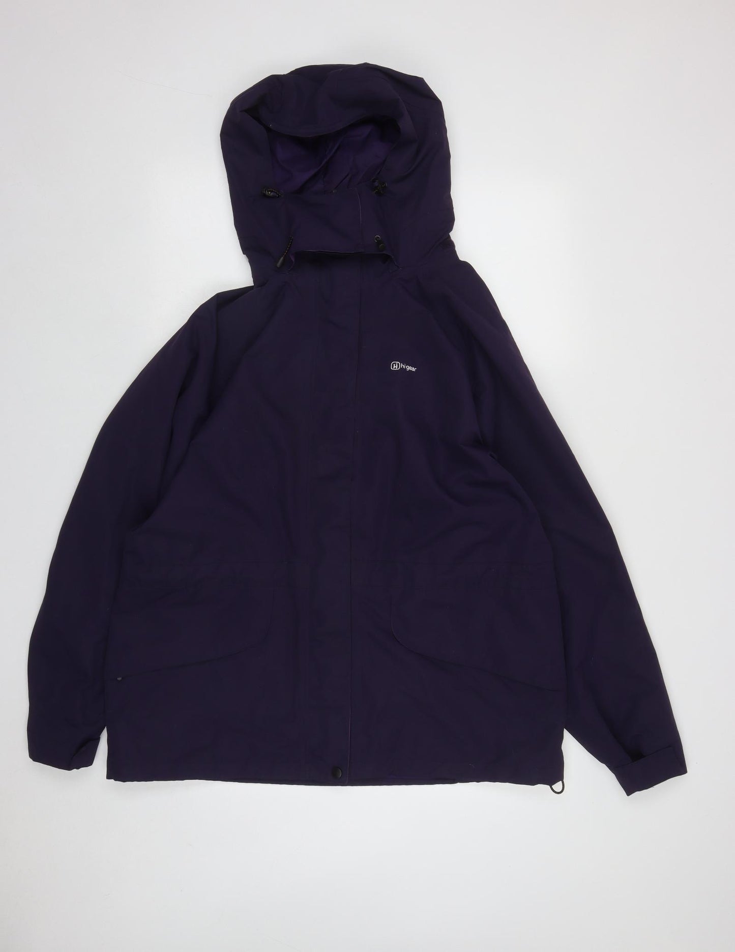 Hi Gear Womens Purple   Rain Coat Jacket Size 18  Zip