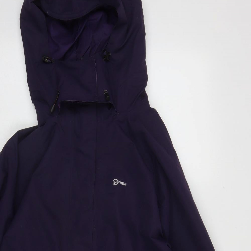 Hi Gear Womens Purple   Rain Coat Jacket Size 18  Zip