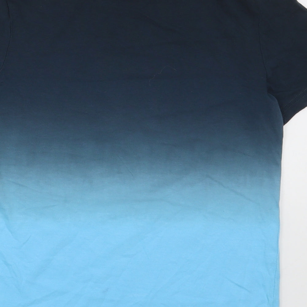 F&F Boys Multicoloured  Cotton Basic T-Shirt Size 6-7 Years Round Neck Pullover - Minecraft