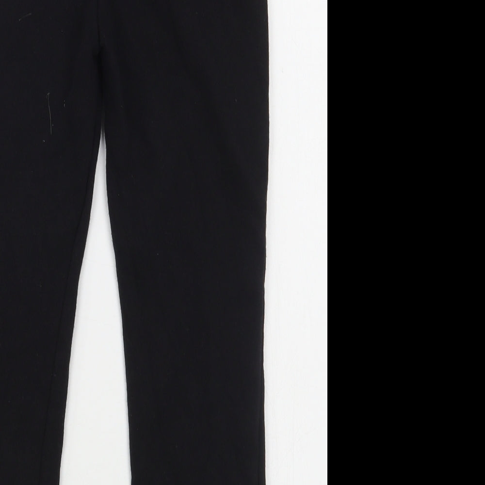 H&M Boys Black  Cotton Jogger Trousers Size 7 Years  Regular Tie