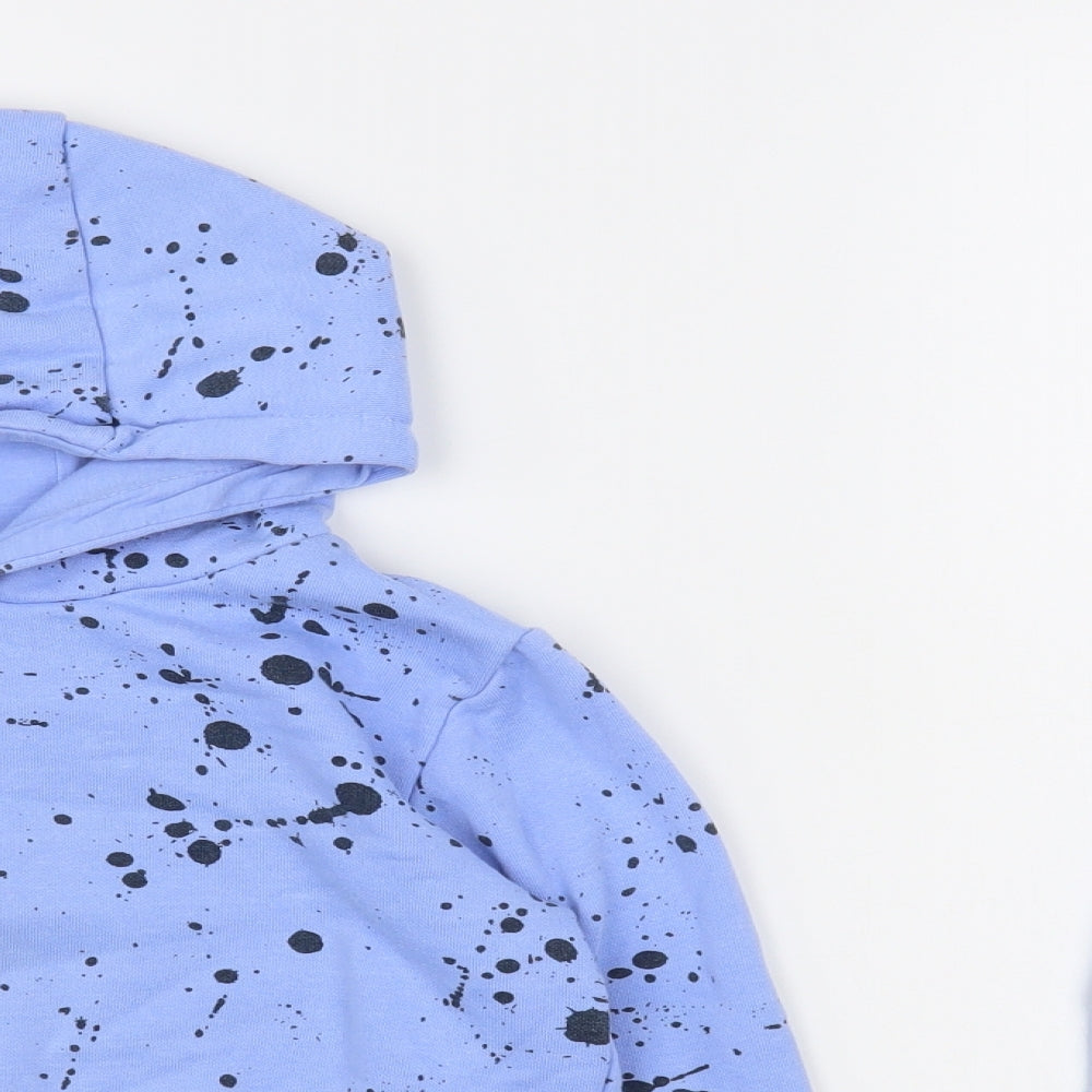 Dunnes Stores Boys Blue  Cotton Pullover Hoodie Size 6-7 Years  Pullover - Sweat set