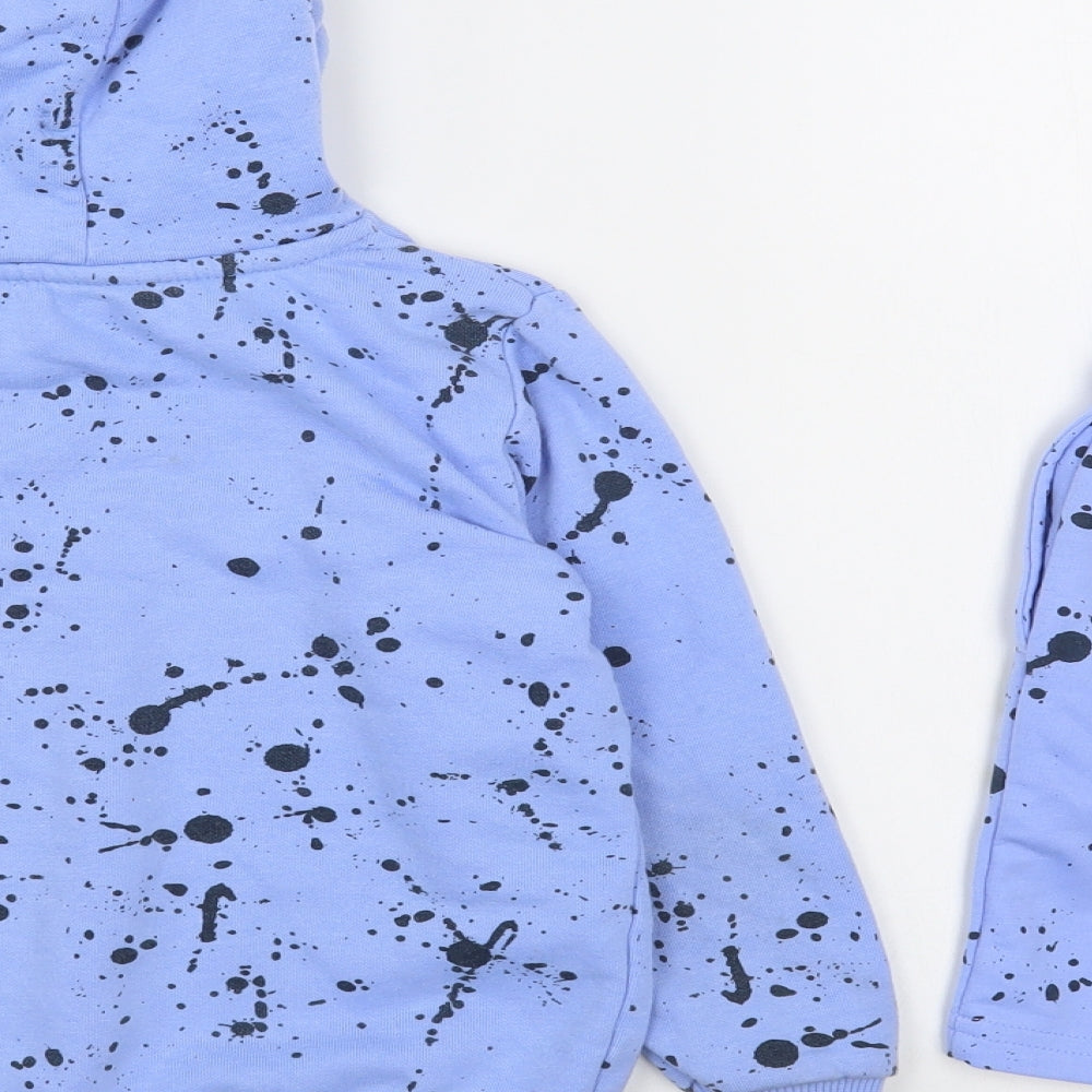 Dunnes Stores Boys Blue  Cotton Pullover Hoodie Size 6-7 Years  Pullover - Sweat set
