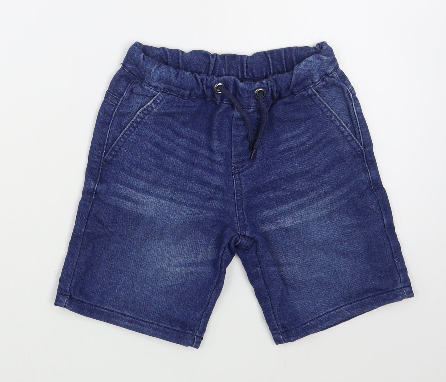 Dunnes Stores Boys Blue  Cotton Sweat Shorts Size 5-6 Years  Regular