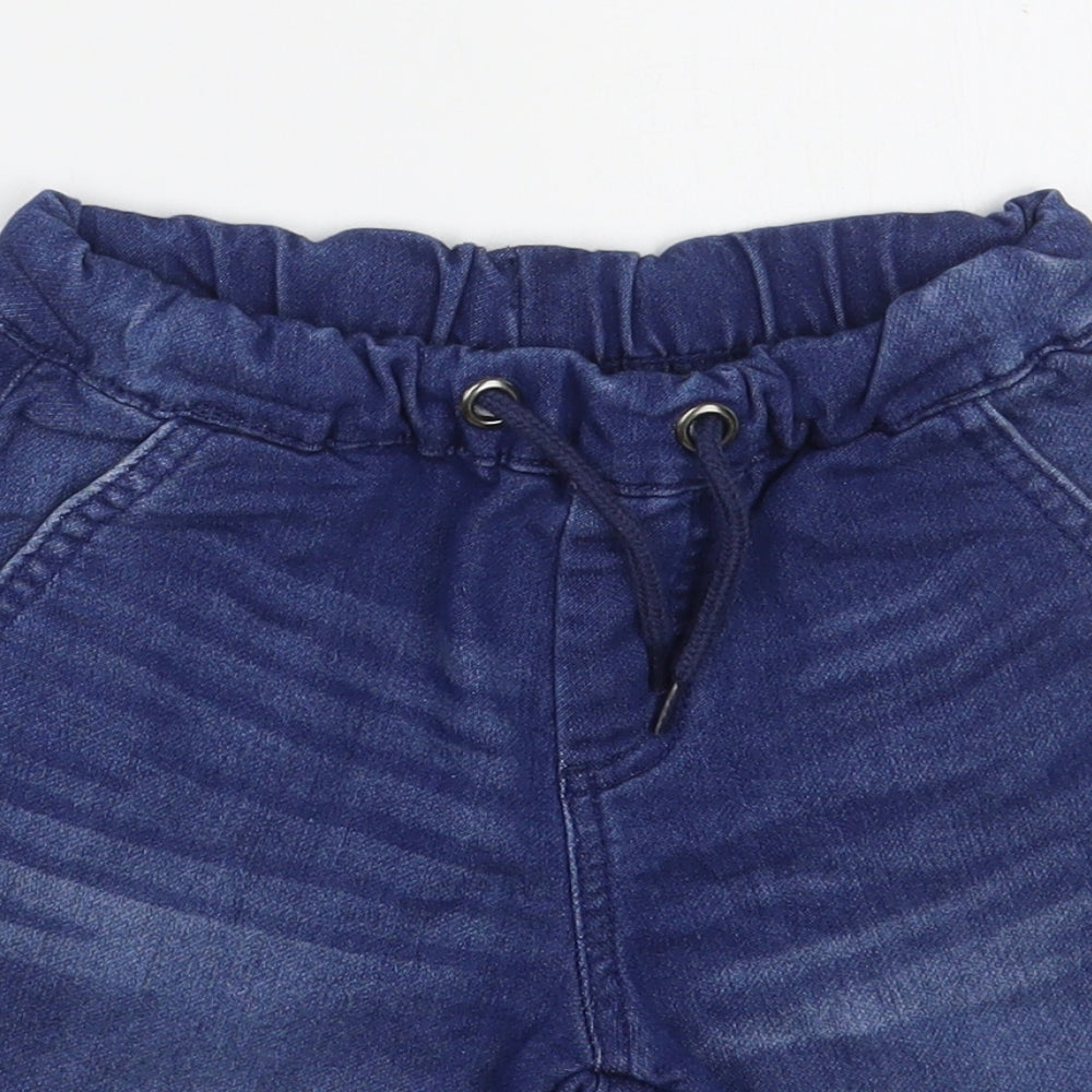 Dunnes Stores Boys Blue  Cotton Sweat Shorts Size 5-6 Years  Regular
