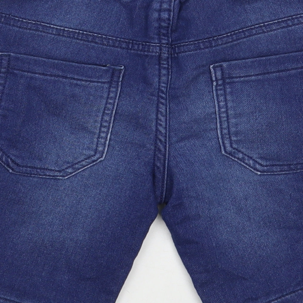 Dunnes Stores Boys Blue  Cotton Sweat Shorts Size 5-6 Years  Regular