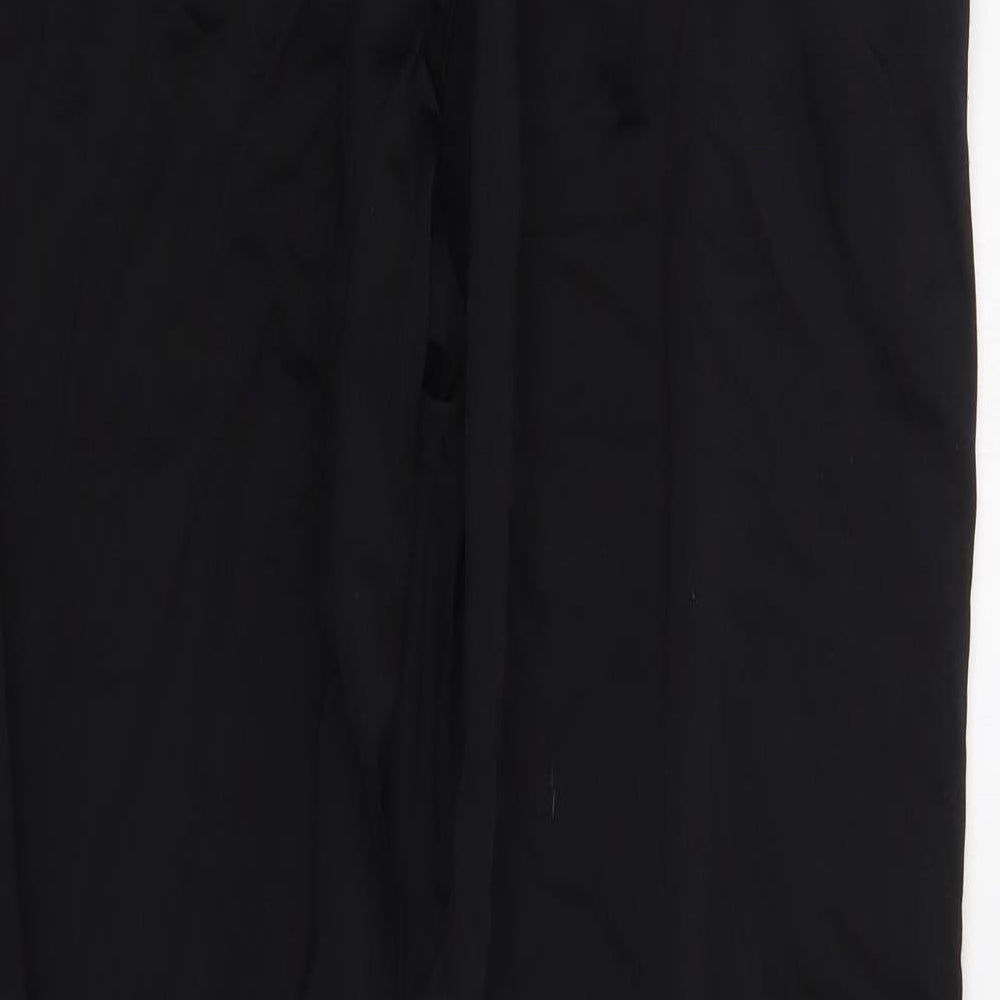 Reebok Mens Black  Polyester Jogger Trousers Size L L31 in Regular
