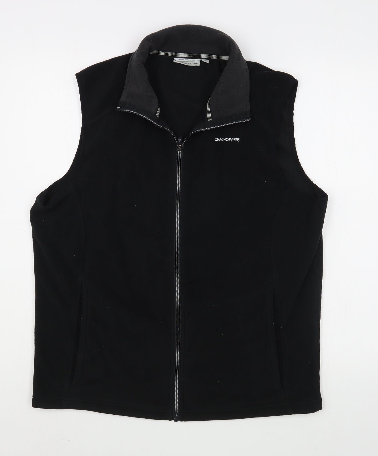 Craghopper Mens Black   Gilet Jacket Size M  Zip