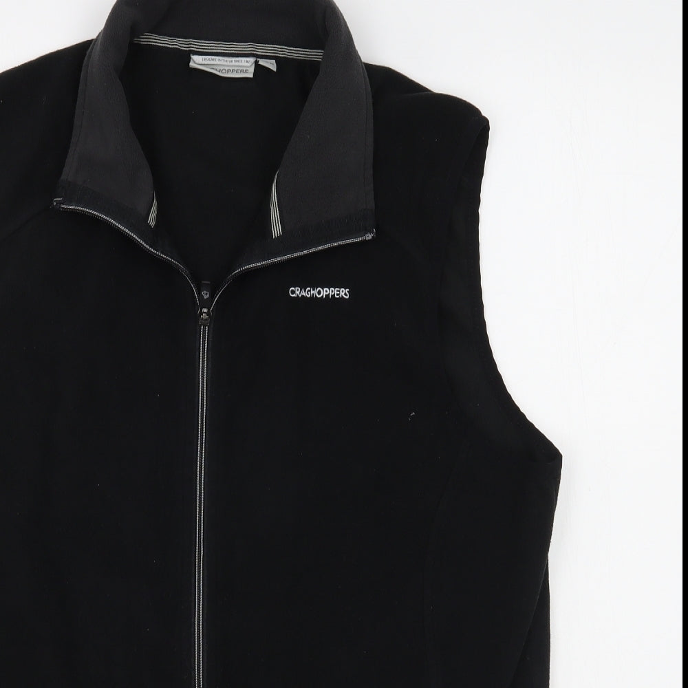 Craghopper Mens Black   Gilet Jacket Size M  Zip