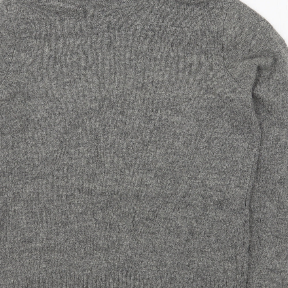 Dorothy Perkins Womens Grey Roll Neck  Wool Pullover Jumper Size 18