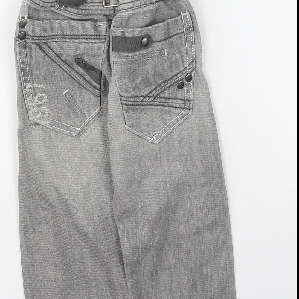NEXT Boys Grey  Cotton Cargo Jeans Size 18-24 Months