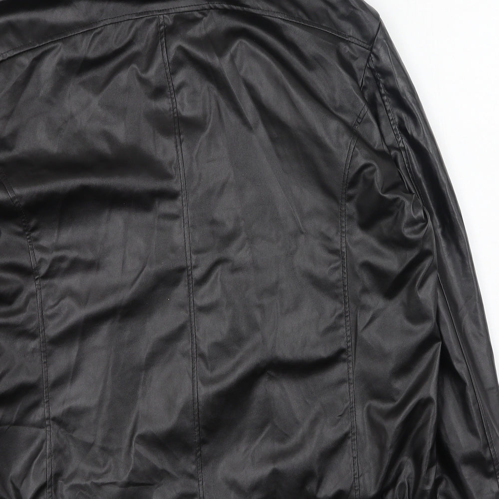Preworn Mens Black   Biker Jacket Size XL
