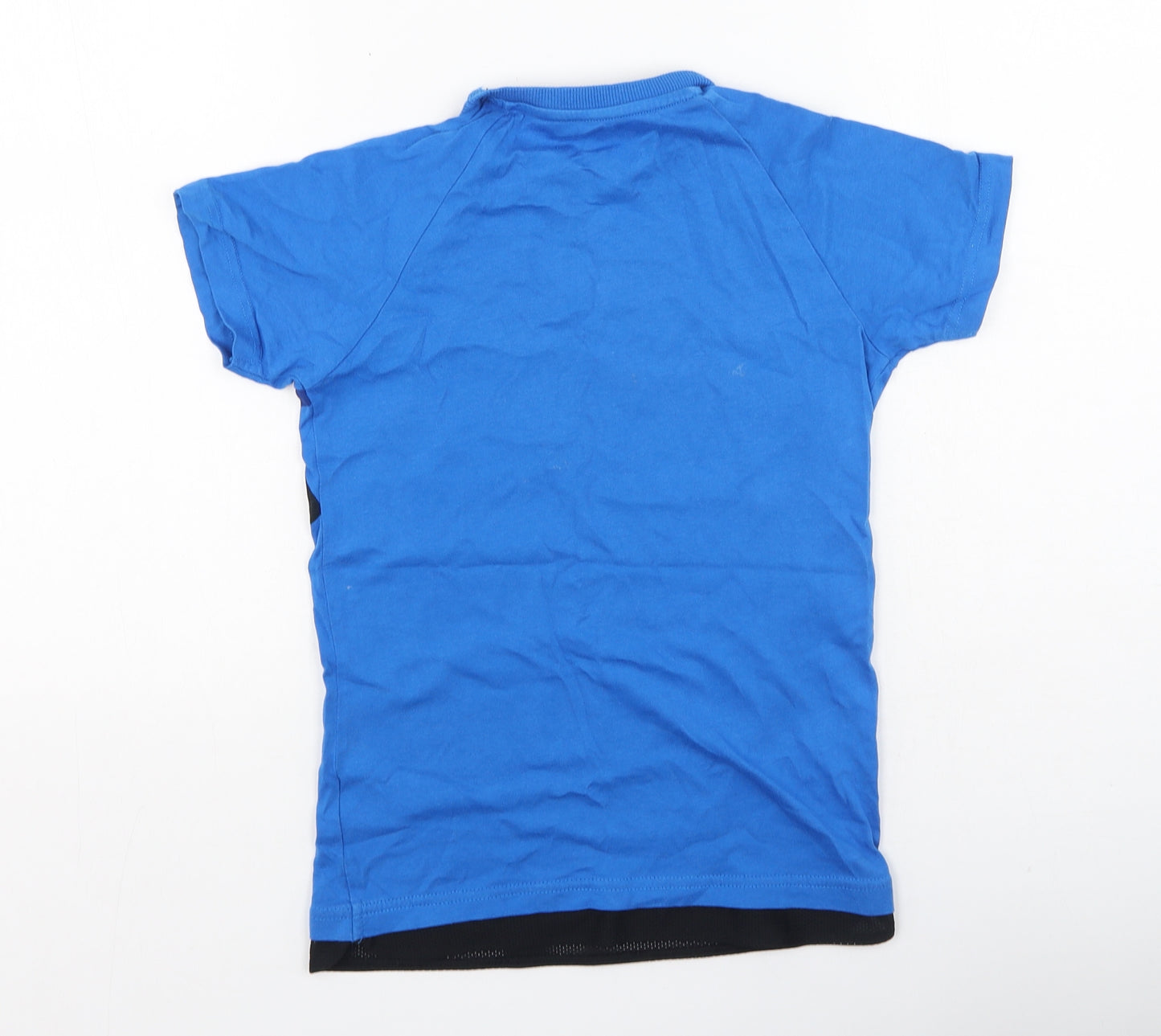 F&F Boys Blue  Cotton Basic Casual Size 8-9 Years Round Neck