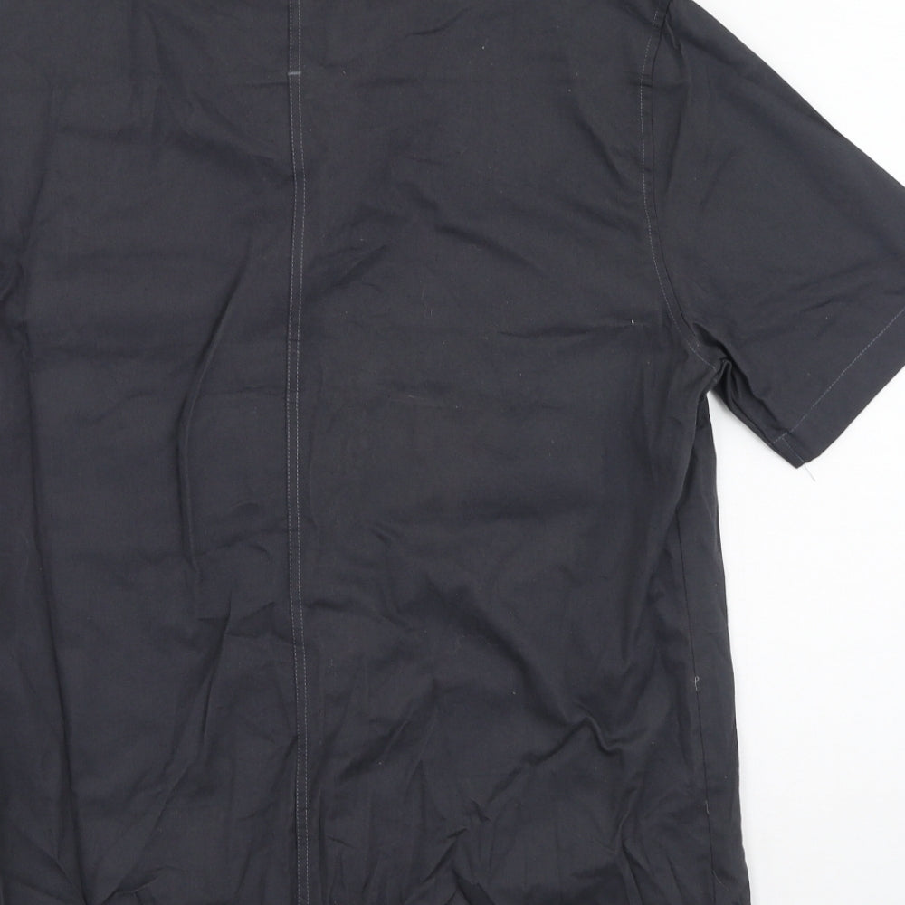 River Island  Mens Grey  Cotton  Polo Size M Collared