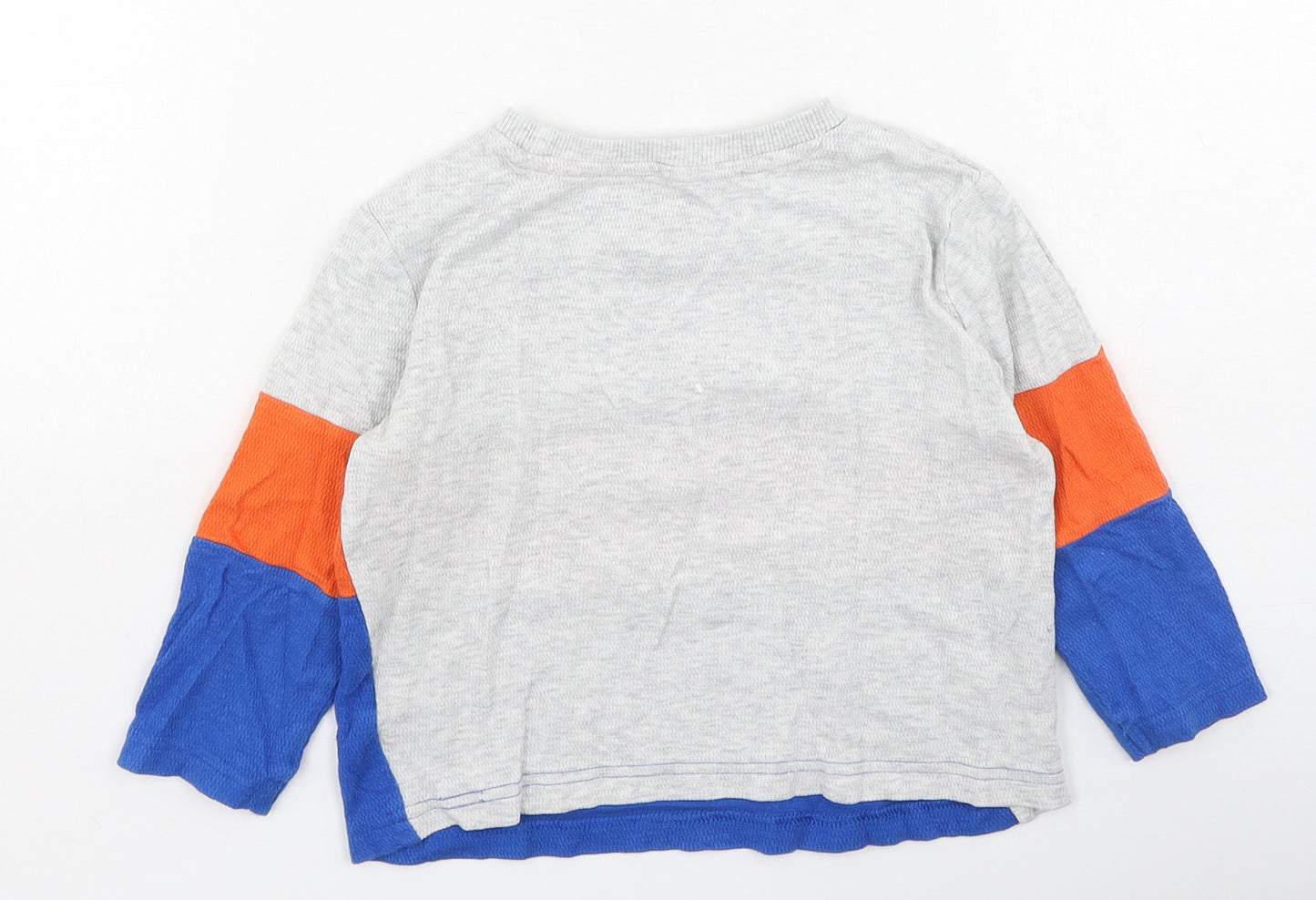 F&F Baby Multicoloured  Cotton Basic Casual Size 18-24 Months Round Neck