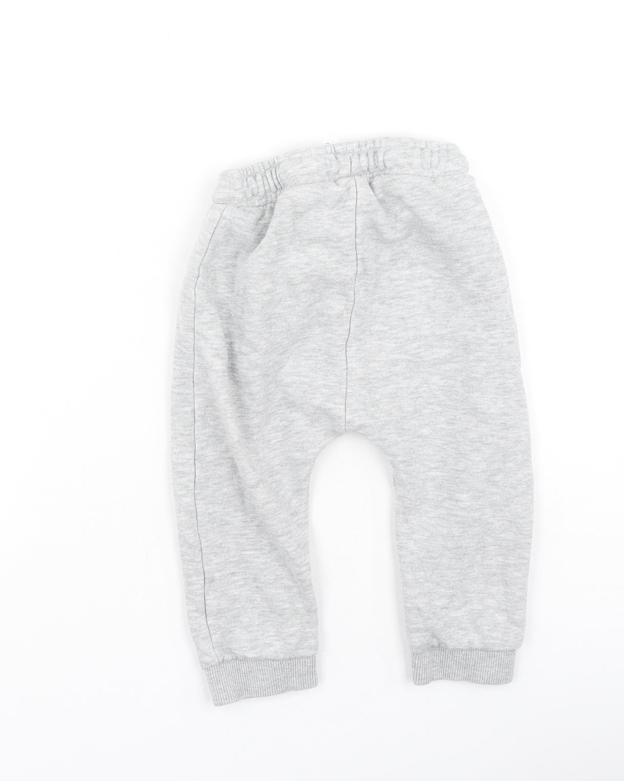 George  Boys Grey  Cotton Jogger Leggings Size 18-24 Months