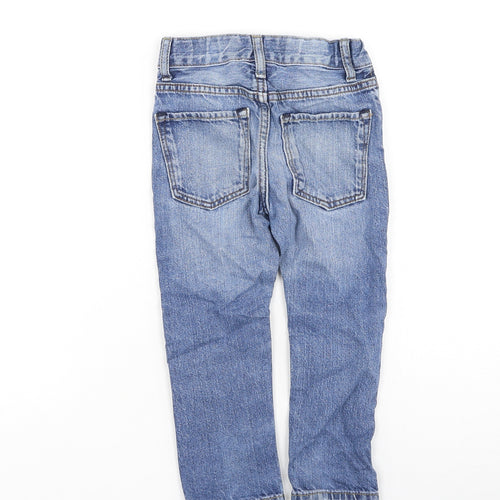 Preworn  Boys Blue  Cotton Skinny Jeans Size 2-3 Years  Regular