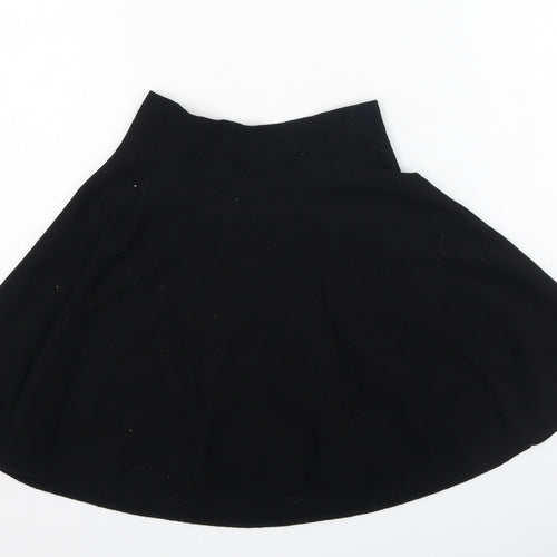Primark Womens Black High Neck  Viscose Pullover Jumper Size XS