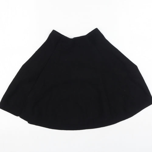Primark Womens Black High Neck  Viscose Pullover Jumper Size XS